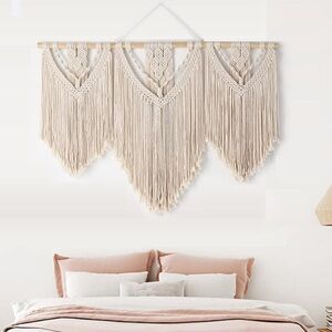 Amazon Cream Macrame Wall Tapestry